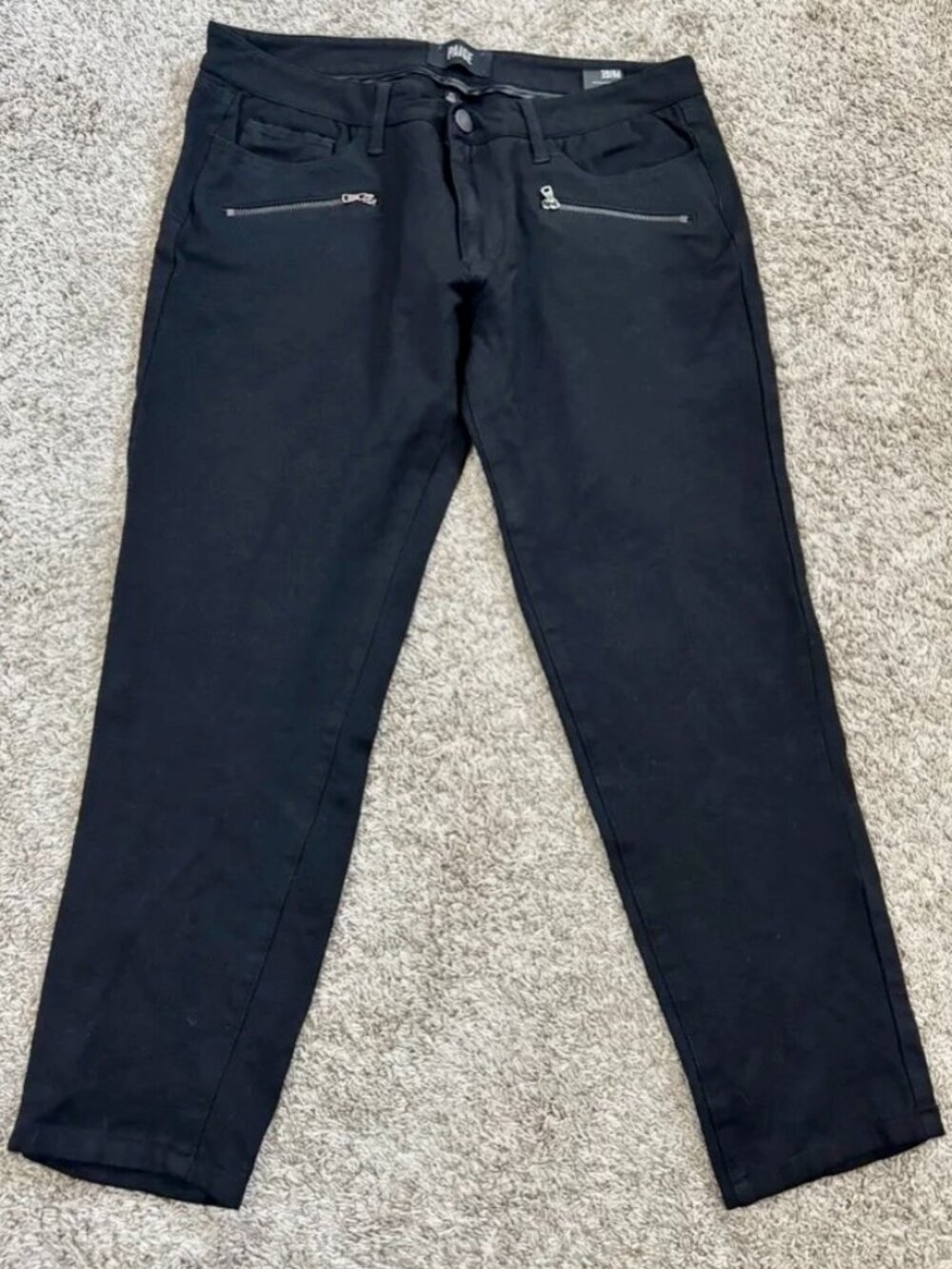 Paige Ultra Skinny Zipper Pocket Pointe Pant - 31